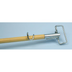 Steel Spring Clamp Grip Wood Wet Mop Handle 60" Long